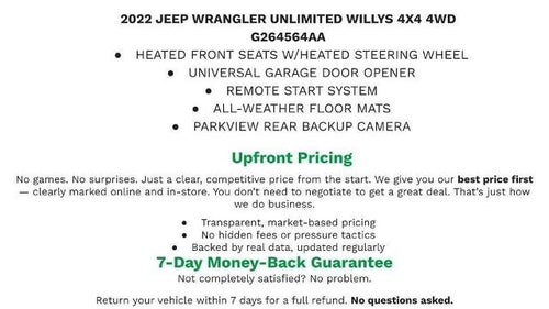 2022 Jeep Wrangler Unlimited Willys 4x4