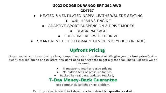 2023 Dodge Durango SRT 392 AWD
