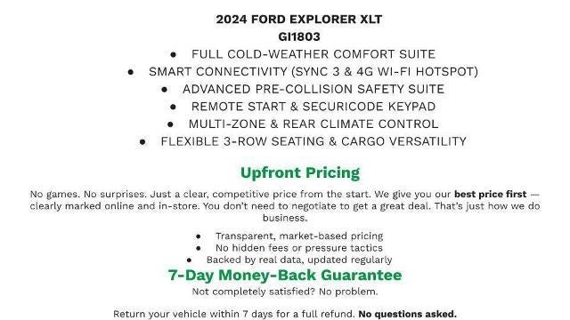 2024 Ford Explorer XLT