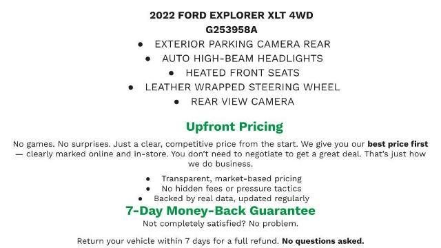 2022 Ford Explorer XLT