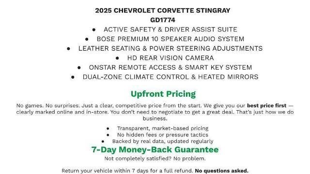 2025 Chevrolet Corvette Stingray 1LT