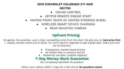 2019 Chevrolet Colorado 4WD Z71