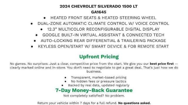 2024 Chevrolet Silverado 1500 LT (2FL)