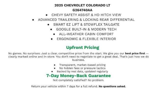 2025 Chevrolet Colorado WT/LT