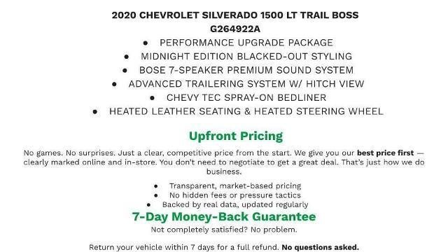 2020 Chevrolet Silverado 1500 LT Trail Boss