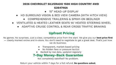2026 Chevrolet Silverado 1500 High Country