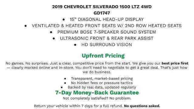 2019 Chevrolet Silverado 1500 LTZ