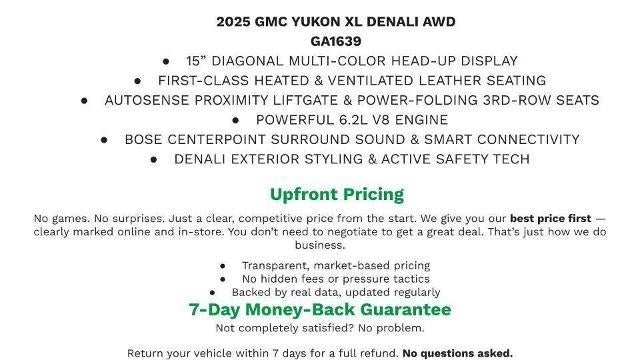 2025 GMC Yukon XL Denali