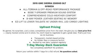 2015 GMC Sierra 2500 HD SLT