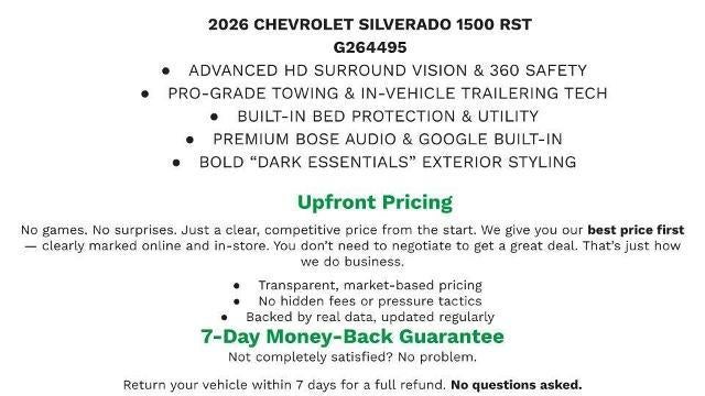 2026 Chevrolet Silverado 1500 RST