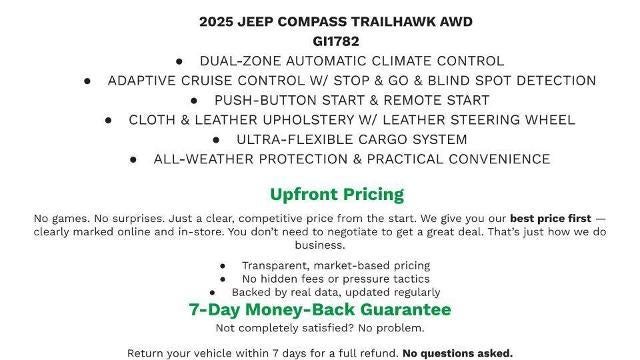 2025 Jeep Compass Trailhawk 4x4