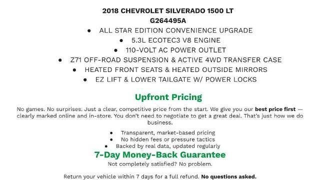2018 Chevrolet Silverado 1500 LT