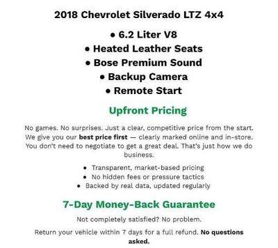 2018 Chevrolet Silverado 1500 LTZ