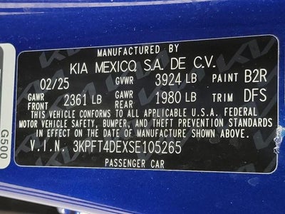2025 Kia K4 LXS