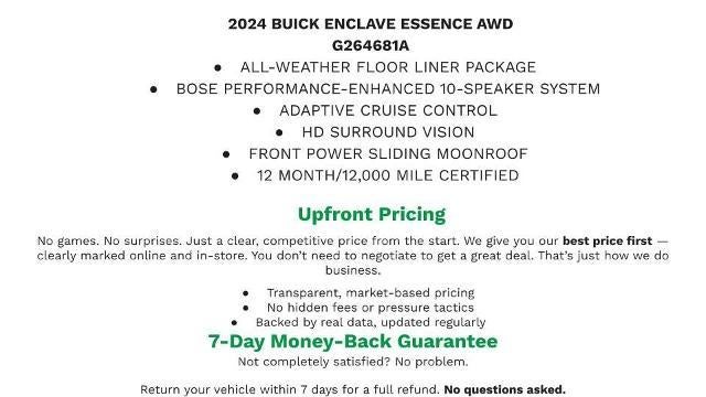 2024 Buick Enclave Essence