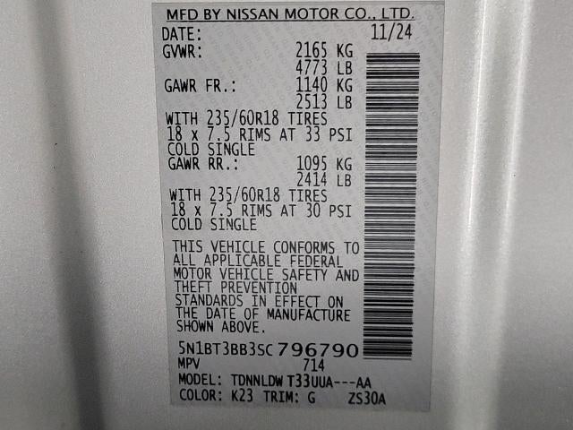 2025 Nissan Rogue SV Intelligent AWD