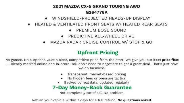 2021 Mazda Mazda CX-5 Grand Touring