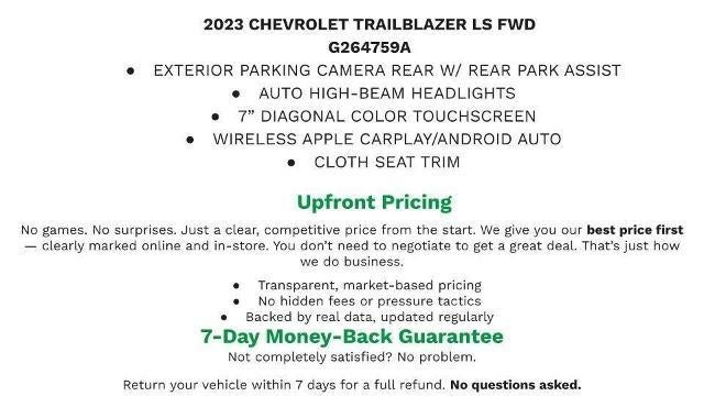2023 Chevrolet Trailblazer LS