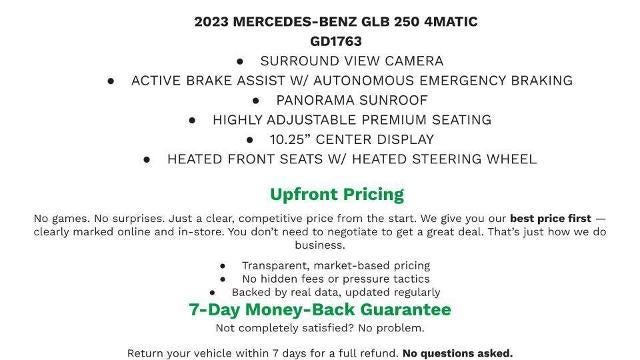 2023 Mercedes-Benz GLB 250 4MATIC®