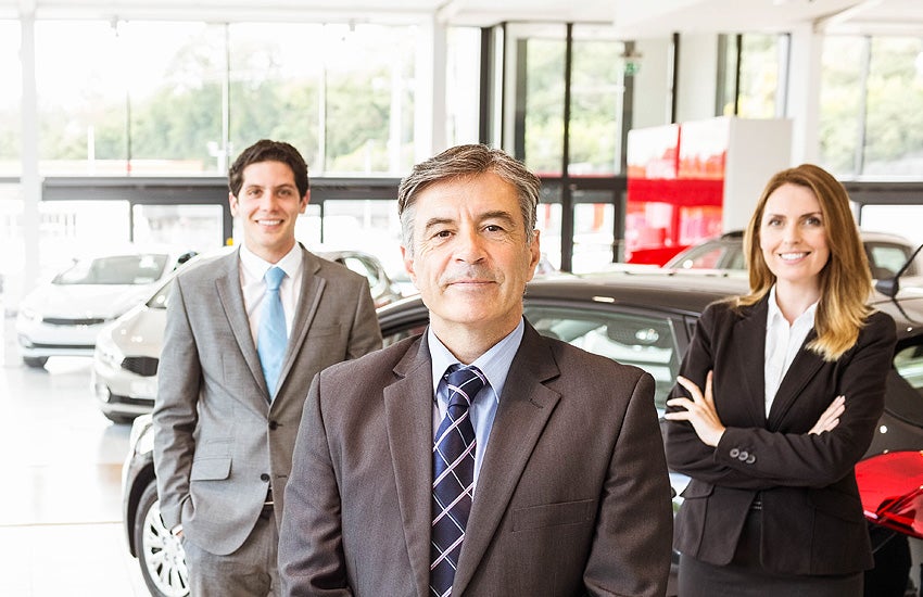 Sales representatives inside a dealership - Bergstrom GMC of Manitowoc in MANITOWOC WI